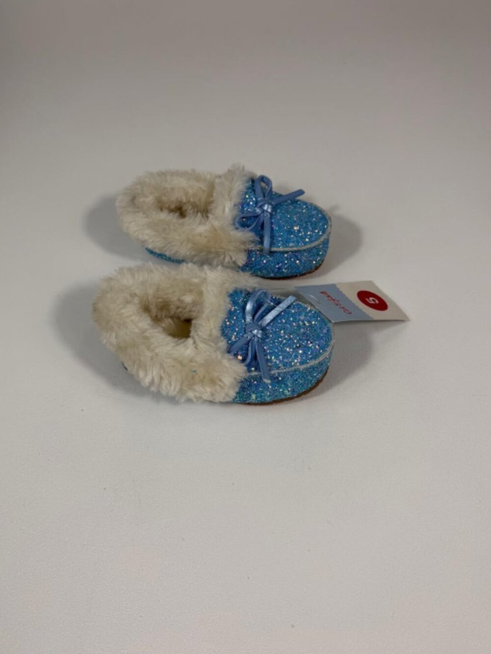 Toddler Girls' Medora Moccasin Slippers - Cat & Jack Blue 5